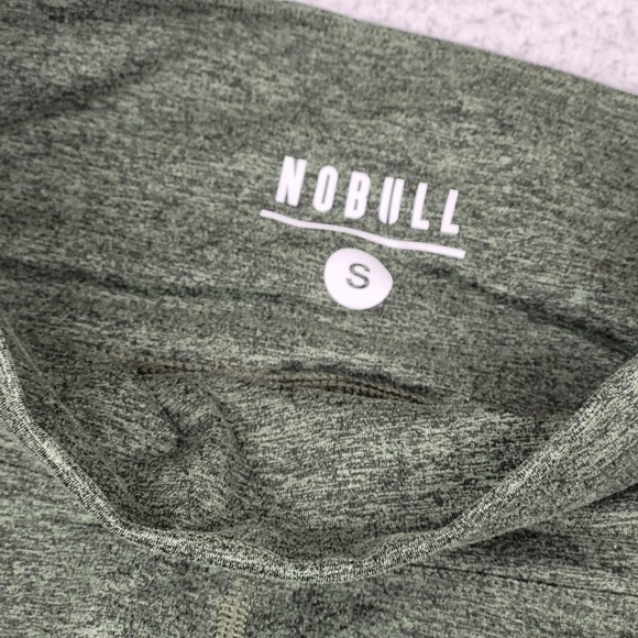 NOBULL Womens Green Heathered Leggings‎ Workout Pants high waist Size S - Picture 3 of 7